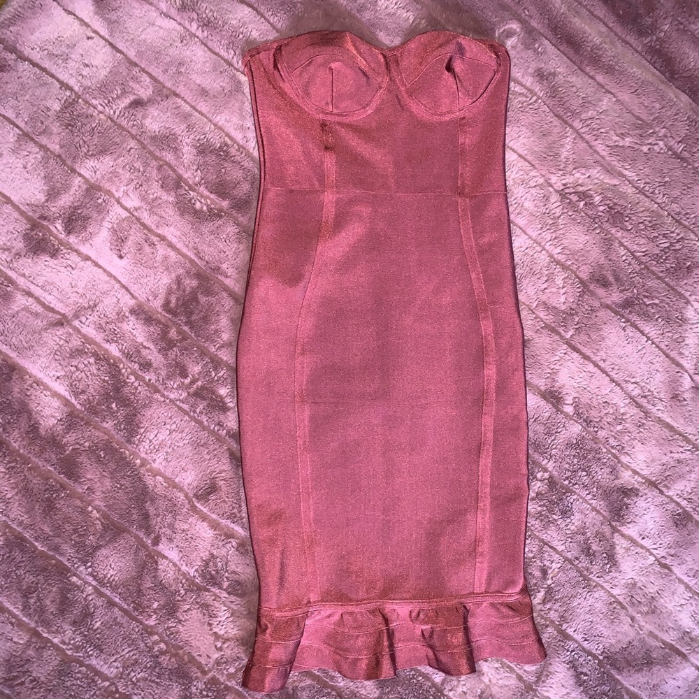 Peplum bodycon style dress